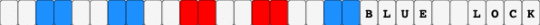 Blue lock rotator single - bluelock, light blue, red, rotator, single, white