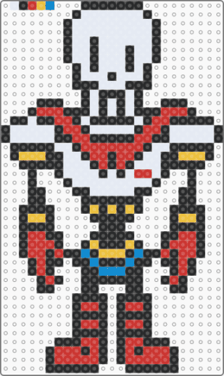 Papyrus - black, red, white