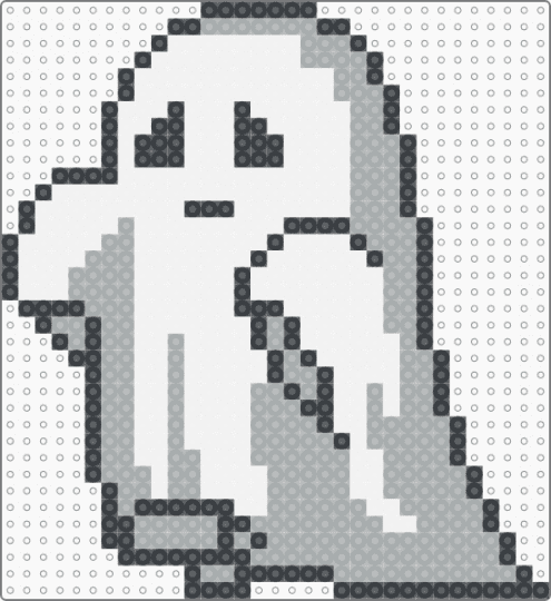 ghost - gray,white