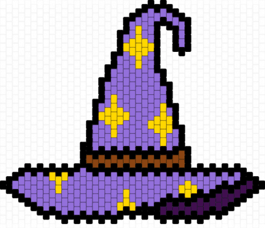 Wizard hat - purple
