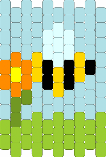 Bee - green,light blue