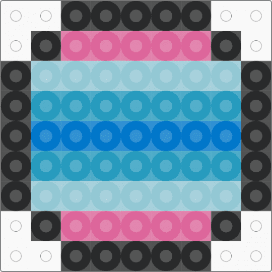 transmasc pin - light blue