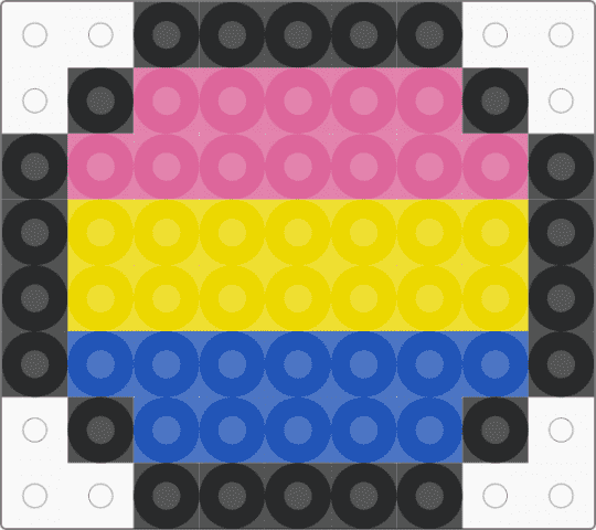 pansexual pin - yellow