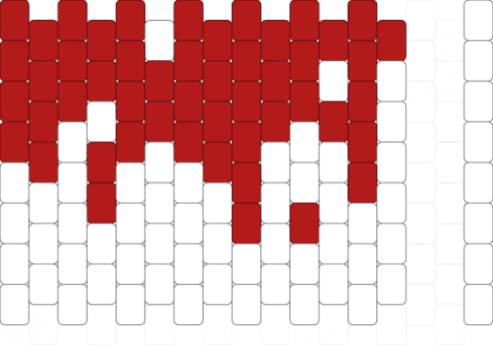 Tampon - red, white
