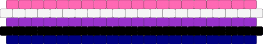 Genderfluid cuff - pink, purple