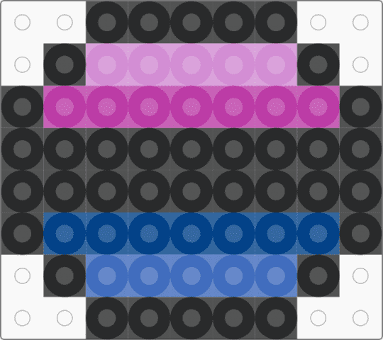 omnisexual pin - pink,blue
