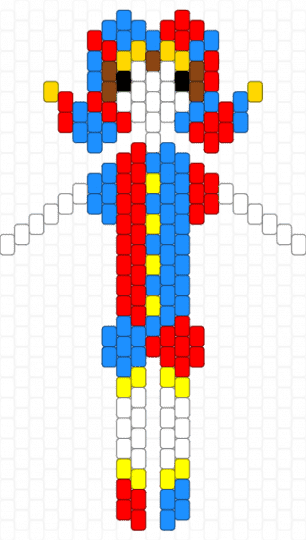 pomni doll (NOT MINE READ DESC!) - red,light blue