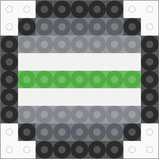agender pin - gray