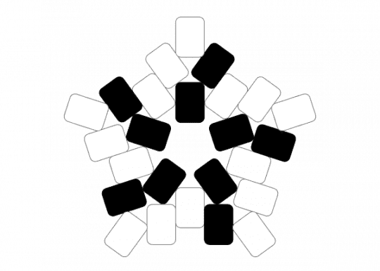 Swirly star base (read desc!) - black, white