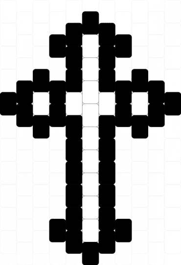 cross charm 2.0 - black