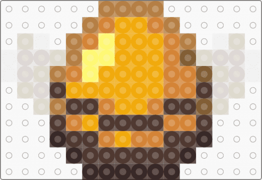 Bee Spawn Egg - brown, orange