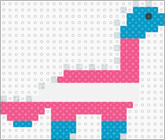 Trans-o-saur :) - light blue,pink