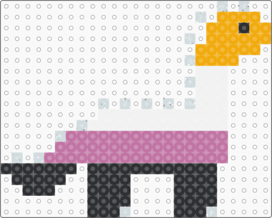 Nonbin-osaur :) - orange,pink