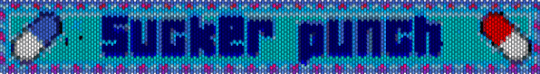 SUCKER PUNCH BANNER - blue,light blue,purple,yay