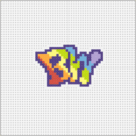 BW RAINBOW gg - bw,logo,dj,text,music,edm,rainbow,colorful