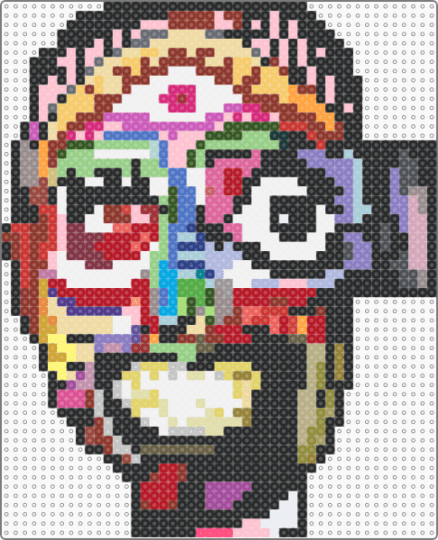 self - black,red,pink,yellow,colorful