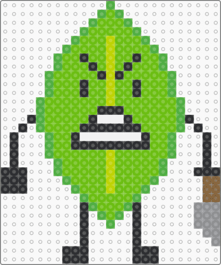 Leafy being mad - green,leafy bfdi,bfdi,bfdi fanart