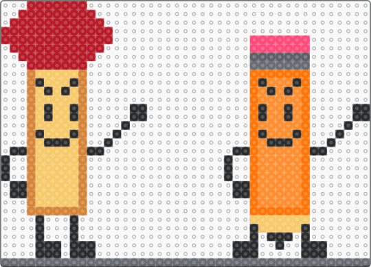 Match and pencil - orange,red,bfdi,match bfdi,pencil bfdi,pencil