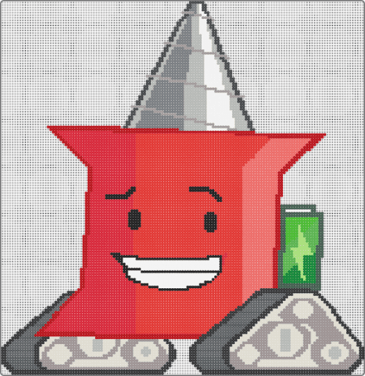 Bfdia pin - red,gray,bfdi,bfdi characters,bfdia,pin bfdi,pin bfdia