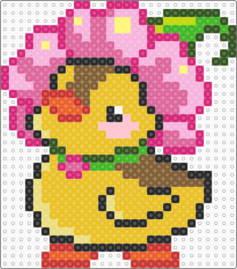Duckling - pink,yellow