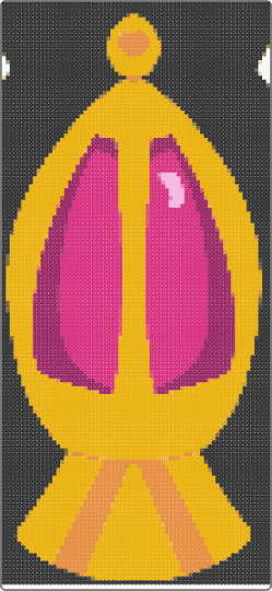 Madoka soul gem - orange,pink