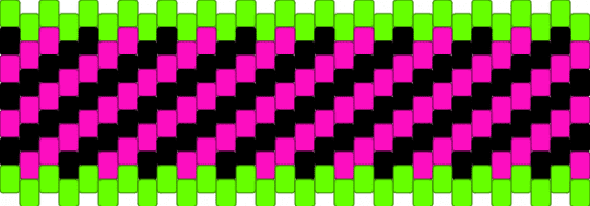 scene - green, pink