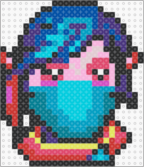 Templar Assassin - purple,light blue,red,templar assassin,dota 2,dota,avatar,heroes