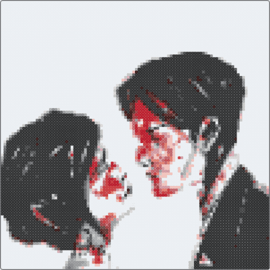 Demolition Lovers - brown, colorful, gray, white