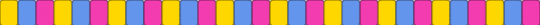 yatta single - yellow,light blue,pink