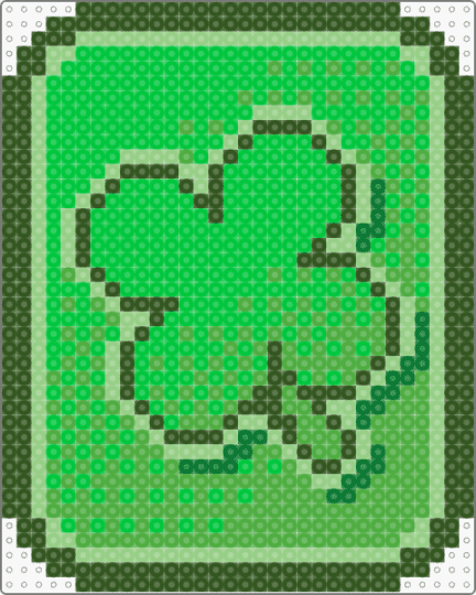 Lucky start card block tales - green,block tales