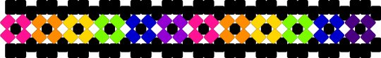 Rainbow X base - black,purple,rainbow,xbase,neon
