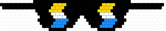 Nine's Sunnies third draft(XFHOV/BFDI) - black,yellow,light blue,bfdi,xfhov,osc