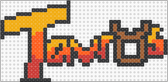 tavros nameplate - orange,tavros,homestuck,nameplate