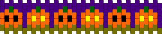 Halloween pumpkins - gold, orange, purple