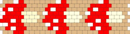 Mushrooms - beige,red