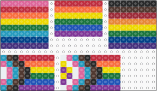Pride Flag History - red,yellow,blue,colorful