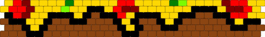 Elliot Pizza drizzle - red,yellow