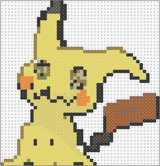 Mimikyu (Pokémon) - yellow,tan