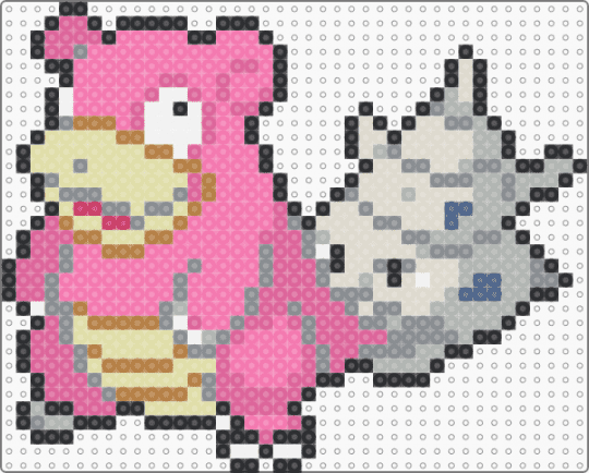 gift idea - slowpoke,pokemon,gaming,video game,pink,beige