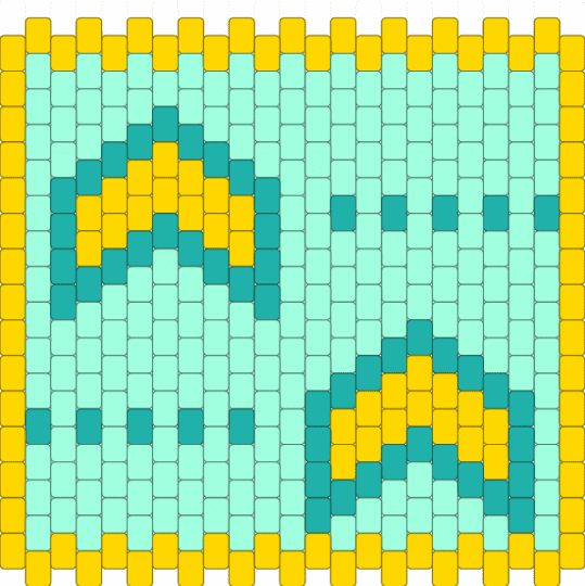 twinkle park panel2 - yellow,teal