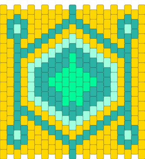 twinkle park panel - yellow,teal