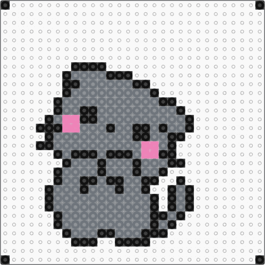 Resized cute cat - gray