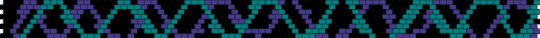 cool belt pattern - teal,purple