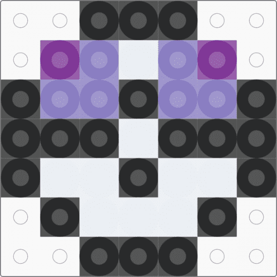 Mini Masterball - white,pink,pokemon