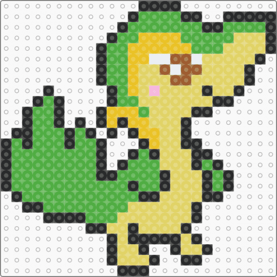 Snivy 2 - yellow,green,pokemon