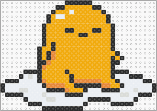 Gudetama 8 - white,orange