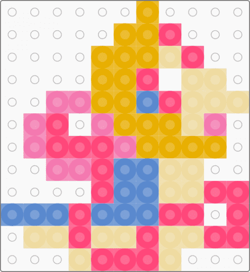 Cresselia - beige,red,orange