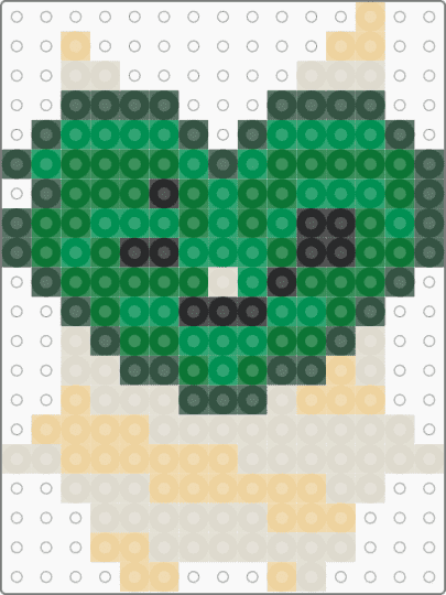 Korok 5 - beige,green