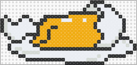 Gudetama 4 - white,orange