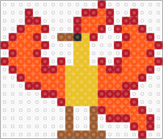 Moltres - red,orange